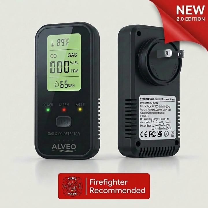Alveo 4 In 1 CO Detector