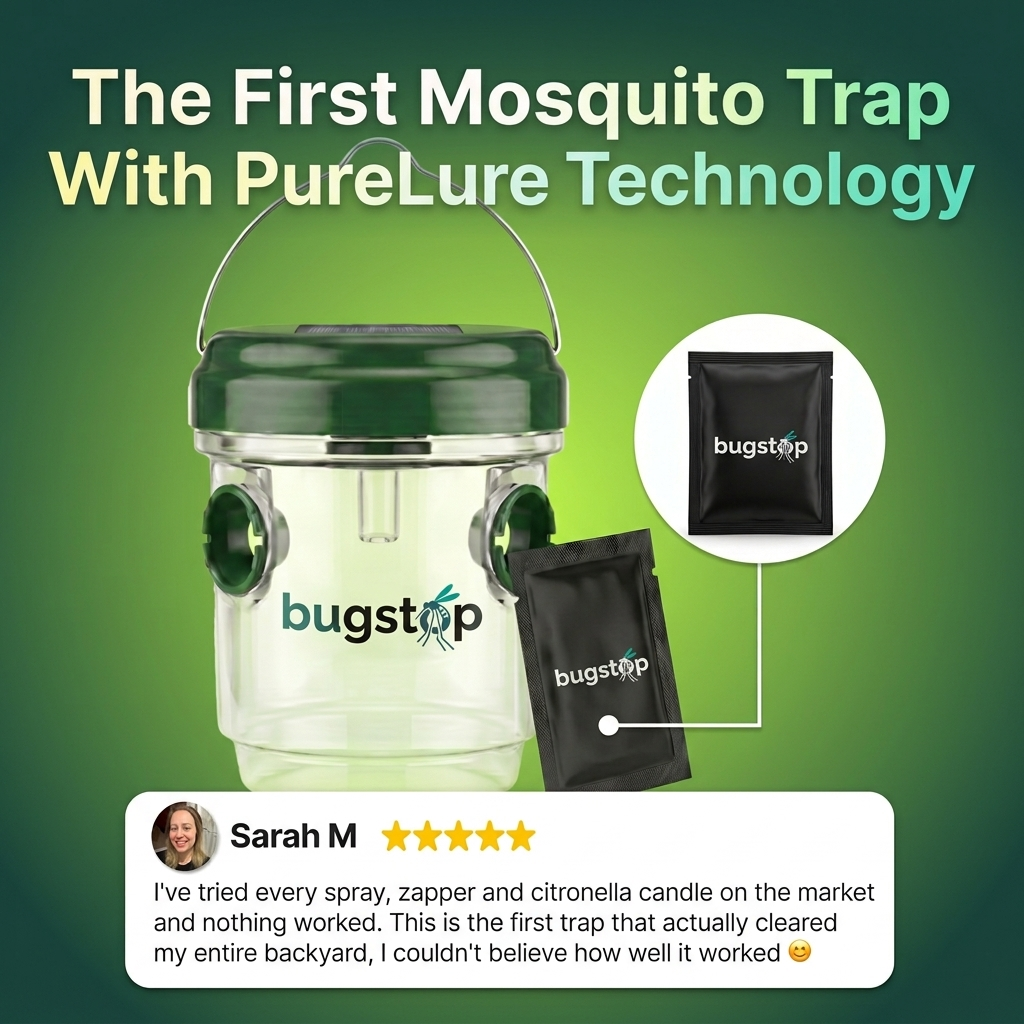 BugStop mosquito trap with PureLure technology