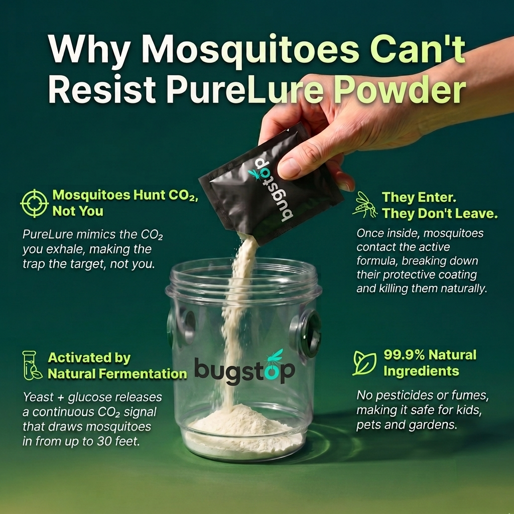 Why mosquitoes cannot resist PureLure powder