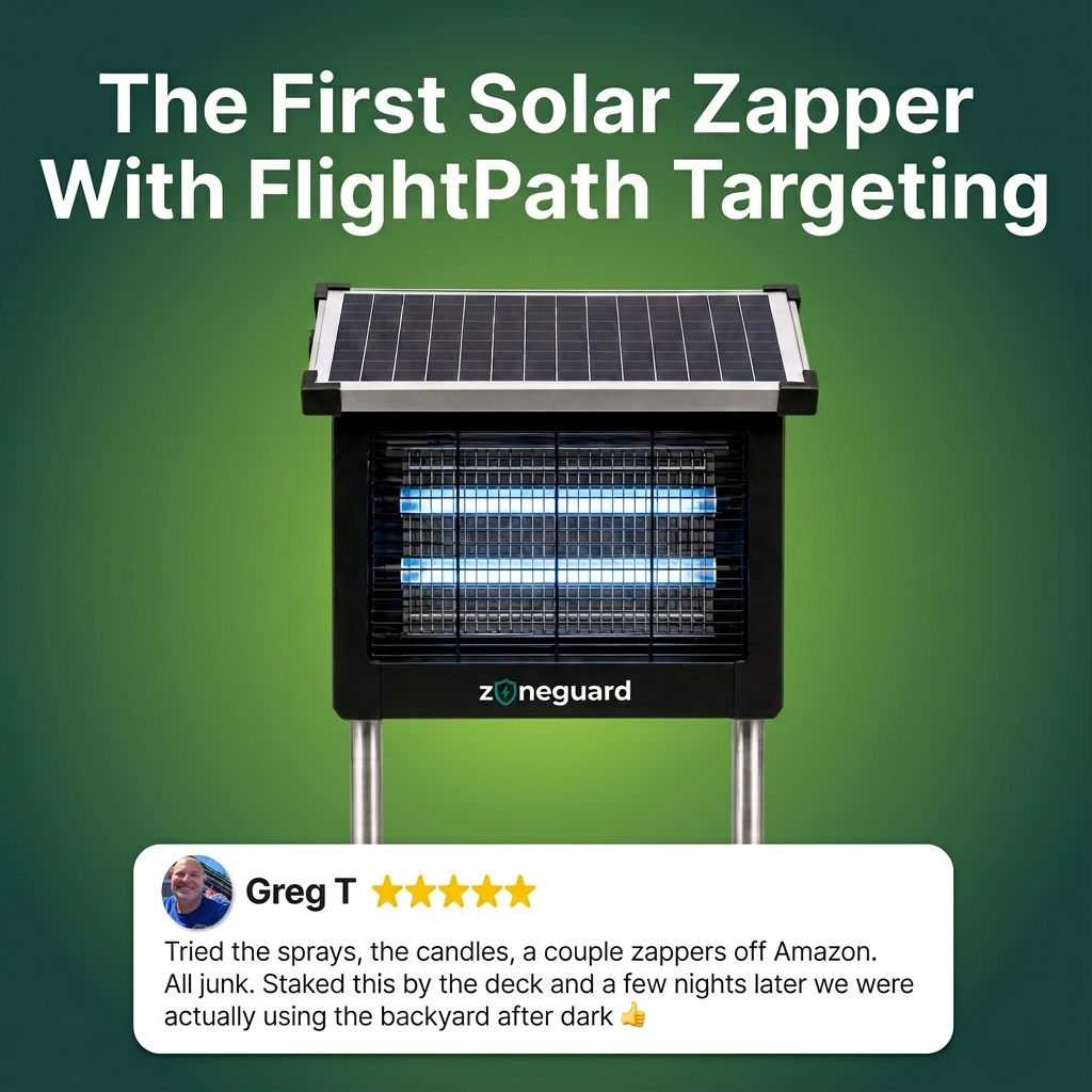 ZoneGuard Solar Bug Zapper — 1